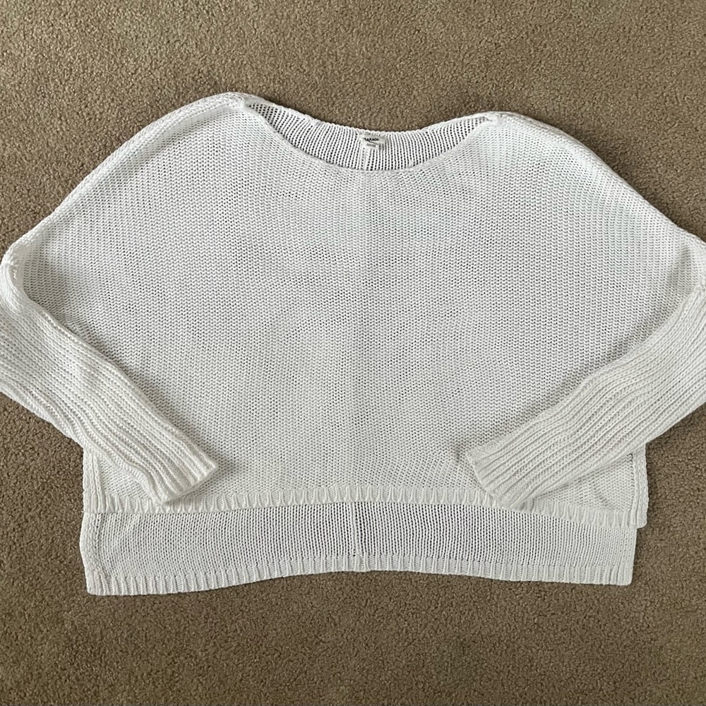 Garage White Sweater